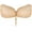 Beige, variant on Push up Silicone Bra for Women Sticky Invisible Reusable Adhesive Strapless Stick on Bra for Backless Front Strings