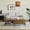 White, variant on Stateside 59" Vegan Leather Office Loveseat, Square Arm 2-Seater Sofa for Reception, Home Office & Small Spaces