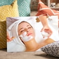 thumbnail image 2 of Spa Facial Relaxation Canvas Wall Art (Self-Care Theme) Ready to Hang for Bathroom, 2 of 8