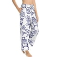 thumbnail image 3 of Kdxio Women's Comfy Stretch World Travel2Print Drawstring Pajama Pants-XX-Large, 3 of 9