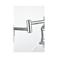thumbnail image 6 of Living District Davian 1-Light Metal/Glass Swing Arm Wall Sconce in Chrome/Clear, 6 of 6