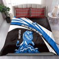 thumbnail image 3 of Scotland Lion Bedding Set with Blue and White Saltire and Tartan Pattern TS04, 3 of 7