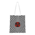 thumbnail image 1 of YFYANG Reusable Cotton Canvas Tote Shopping Bag, Abstract Futurism Washable Portable Grocery Bag for Daily Travel, 1 of 8