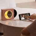 thumbnail image 3 of Wireless Bluetooth Speaker with Moon Atmosphere Lamp & Clock, 3 of 4