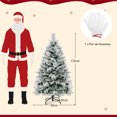 thumbnail image 3 of Costway 136cm Árbol de Navidad Artificial con Agujas de Pino y 8 Modos de Iluminación, 3 of 10