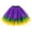 Purple, variant on Coerni Girls Tulle Ballet Dance Skirts Kids Princess Layer Sparkle Ruffled Tiered Bubble Shiny Flared Skater Skirt A Line Skort
