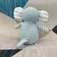 thumbnail image 3 of Organic Cotton Baby Stuffed Animal Toy, Soft Plush elephant, Blue 6-Inch, Safe for Newborns 0-36 Months | Hypoallergenic & Machine Washable, 3 of 9