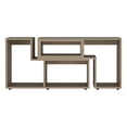 thumbnail image 4 of Treevol Furniture, Extendable TV Stand Houston, Multiple Shelves, Light Pine Finish-Indoor, 4 of 7