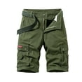 thumbnail image 4 of Mens Shorts – Hybrid Performance Shorts with Style Men's Casual Style Cargo Shorts Summer Comfortable Outdoor Streetwear Solid Color Loose Fit Shorts, 4 of 4