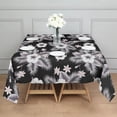 thumbnail image 3 of Pioneer Flower Floral Print Pattern Square Tablecloth, Waterproof Wipeable Spillproof Washable Table Cover for Home Kitchen Party Decor, 60"x60", 3 of 6