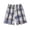 Blue, variant on Men's Casual Fashionable Stretch Waist Drawstring Checked Sport Five-Pocket Ice Silk Pants,Green_M