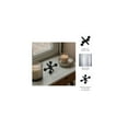 thumbnail image 6 of Decorative Metal Jack Sculpture for Home Décor - Modern Figurine for Bathroom, Office, and Living Room Décor - Abstract Accent for Entryway, Shelf Display, and Coffee Table - 5", Black, 6 of 12
