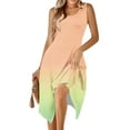 thumbnail image 5 of Casual Gradient Color Mini Sundress for Women Teen Girls Spring Summer Outing Beach Dresses Baggy Sleeveless Dresses, 5 of 8
