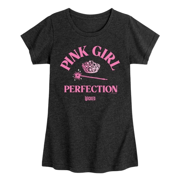 Wicked - Pink Girl Perfection - Youth Girls Short Sleeve T-Shirt