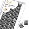 thumbnail image 1 of Lash Clusters B06 Extensiones de pestañas DIY 72 grupos de pestañas CD Curl B&Q pestañas Wispy Volume Lashes grupo individual DIY en casa (B06,D-8-16MIX), 1 of 4