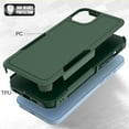 thumbnail image 3 of for iPhone 15 Case,Heavy Duty Drop Protection Edge Raised Rugged Shockproof/Drop Proof/Dust Proof Military Protective Tough Durable Cell Phone Cover for Men Women,Darkgreen, 3 of 6
