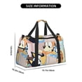 thumbnail image 3 of Zofaai Bluey Pattern Hand Travel Bag, Adjustable Shoulder Strap Waterproof Travel Carry-On Duffel Bag for Unisex, 3 of 7