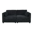 thumbnail image 5 of Gewnee Convertible Modular Sectional Sofa, Modern Loveseat with Pillow,2 Seat Sectionals Sofa Couch for Living Room,Apartment, 5 of 9