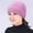 Pink, variant on Only Moment Men's Winter Beanie Hat Dark Purple knit Thermal Polar Fleece Ski Stocking Skull Cap for Men and Women One Size