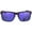 Matte Black / Prizm Violet, variant on Men's Polarized Holbrook 0OO9102-9102C155 Black Rectangle Sunglasses