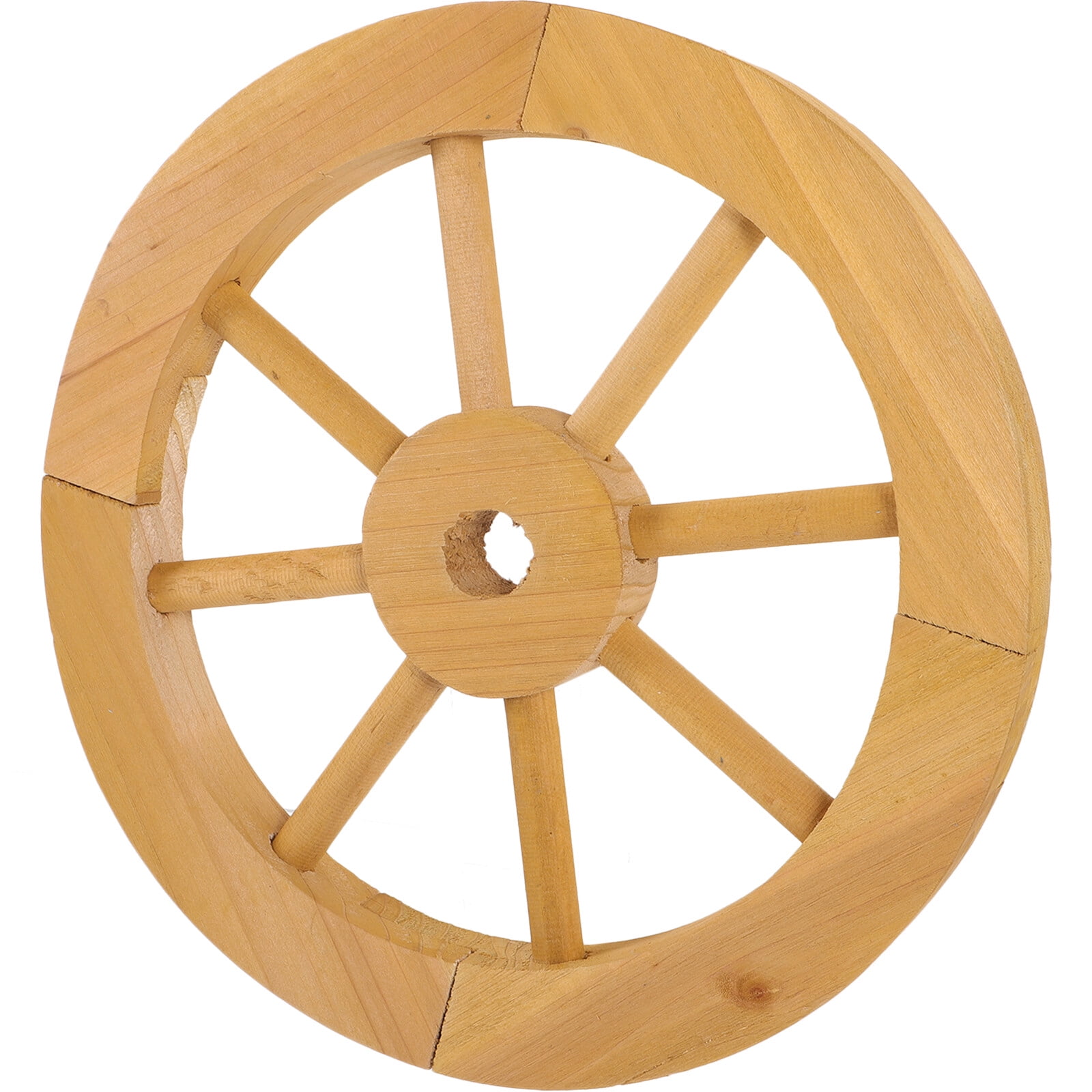 Wagon wheel Wood Wagon Wheel Decor Vintage Wooden Wheel Ornament