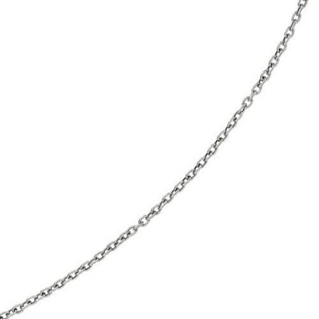 Jewelryweb 14K Necklace - Textured Oval Link