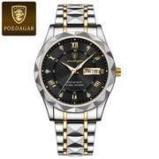 Poedagar luxury Men watches business top brand man wristwatch waterproof luminous date week quartz mens watch high quality box