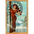 thumbnail image 4 of Gore Mountain, New York, Art Nouveau Skier (1000 Piece Puzzle, Size 19x27, Challenging Jigsaw Puzzle for Adults and Family, Made in USA), 4 of 4
