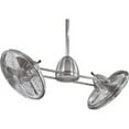 thumbnail image 2 of 6 Blade Ceiling Fan With Light Kit-17 Inches Tall And 42 Inches Wide-Brushed Nickel/Chrome Finish Minka Aire Fans F602l-Bn/Ch, 2 of 2