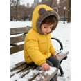 thumbnail image 3 of Aideaone Baby Toddler Winter Fleece Coat Boys Girls Cute Bear Ear Hooded Jackets with Pockets 6M-5T, 3 of 6
