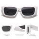 thumbnail image 4 of Gafas de sol SOJOS Trendy Rectangular SJ2238 Blancas para Mujer, 4 of 5