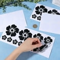 thumbnail image 3 of 4 Sheets Car Sticker White & Black Cherry Blossom Decals Waterproof Reflective Stickers Waterproof Vinyl Automotive Exterior Decor for SUV Truck Motorcycle Doors Walls Laptop, 3 of 9