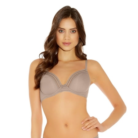 

Huit Womens Sweet Coton Full-Cup Bra 36D Sweet Galet