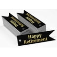 thumbnail image 2 of Inkdotpot Real Gold Foil Happy Retirement Tags Favor Hang Paper Tags 50 Pieces, 2 of 6