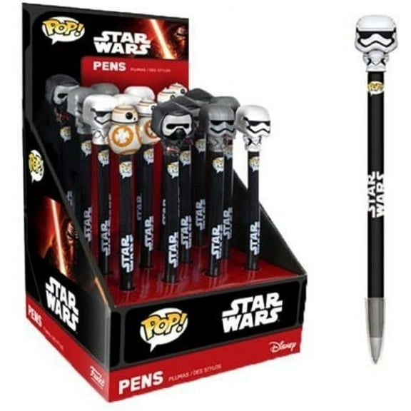 FUNKO Pop Movies Pen Topper with Stormtrooper, Fine Point, 05 mm, Black Ink