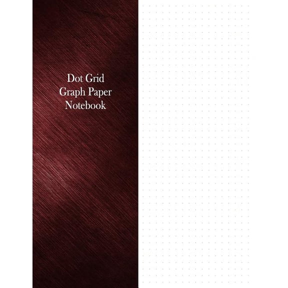 Dot Grid Graph Paper Notebook: 1/4 Dot Grid Rule, 100 Pages (Paperback)