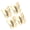 Yellow, variant on Three-Arm Butterfly Holders, Foldable Adhesive Wall Hooks with Adjustable Hinge for Lightweight Towels, Keys, Bedroom Storage