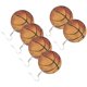 thumbnail image 1 of Basketball Jewelry For Women Sports Style Earrings Assorted Color Costume Jewelry Daily Dress Up 3Pairs, 1 of 3