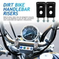 thumbnail image 3 of WHAMVOX 1Par Risers Para Manillar De Motocicleta Accesorios Robustos Para Control Y Estabilidad, 3 of 6