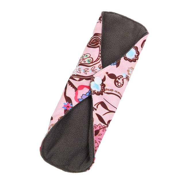 Reusable Cloth Menstrual Pads, Bamboo Charcoal Cloth Menstrual Pads Skin Friendly Recyclable Washable For Female M15