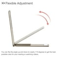 thumbnail image 3 of Cell Phone Kickstand, Portable Desk Stand Magnetic Foldable Stand Silver, 3 of 7