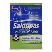Packs of Salonpas Pain Relief Patch (7 x 10 cm) - 5 Patches/pack
