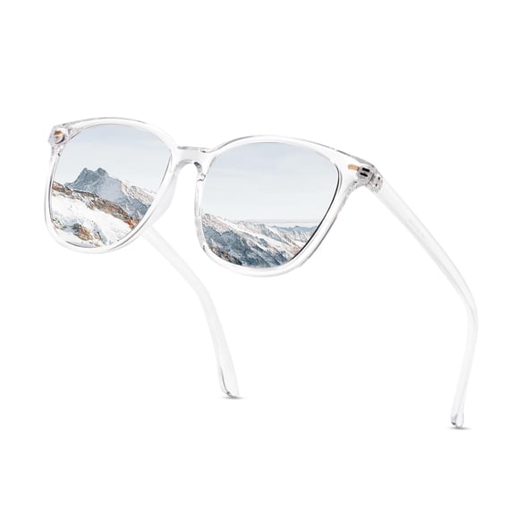 Gafas de sol Myiaur polarizadas cuadradas con espejo para mujer