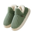 thumbnail image 1 of Qarigey Manténgase abrigado y acogedor con las cómodas pantuflas Pluffi para mujer Pluffi Cómodas pantuflas acogedoras Calzado verde 8/9 Reino Unido, 1 of 6