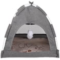 thumbnail image 1 of UPOUART 1Set Pet Tent for Small Pets Including Cats and Kittens in Grey Color with Breathable and Supportive Features, 1 of 8