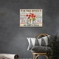 thumbnail image 4 of In This Office Sunflower Inspirational Decor Wall Art Teamwork Motivational Quotes Floral Pictures Wall Decor We Are A Team Positive Canvas Painting Prints Modern Artwork Framed for Office 16"x12", 4 of 7