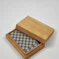 thumbnail image 4 of WEAVILUX Premium Khaki Wood Playing Card Box - Multi-Purpose and, 4 of 6