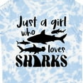 thumbnail image 4 of Inktastic Just a Girl Who Loves Sharks Girls Toddler T-Shirt, 4 of 5