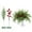 A, variant on Christmas Artificial Simulation PE Pine Needle Plugin Bouquet Set, Artificial Pine Branches with Red Berry Stems, Faux Fake Norfolk Pine Needles for Xmas DIY Craft Indoor Home Xmas Decor
