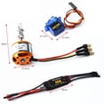 thumbnail image 4 of 1400KV A2212 Brushless Motor with 40A ESC (XT60 Plug), 2pcs 9g SG90 Servos, 2pcs 8060 Propellers, and Assorted Accessories Kit for RC Models - 2-3S Li-Po Compatible, 342W Max Power, 5V/3A BEC Output, 4 of 6